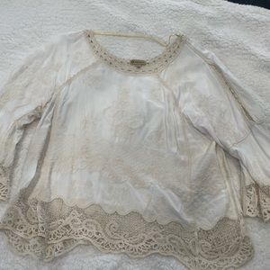 Women’s XL Democracy Top Cream/Ivory